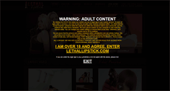 Desktop Screenshot of lethallipstick.com